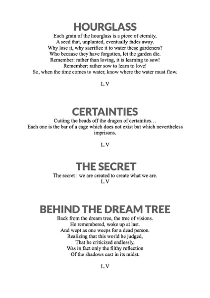 poeme, poetry, aphorism