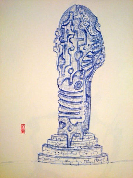 Le totem dessin